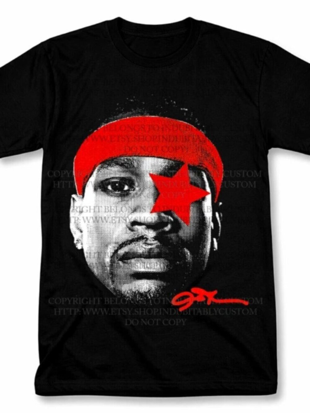 Allen Iverson The Answer Sixers Graphic T Shirt